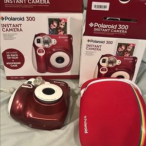 Polaroid 300 Instant Camera - Red